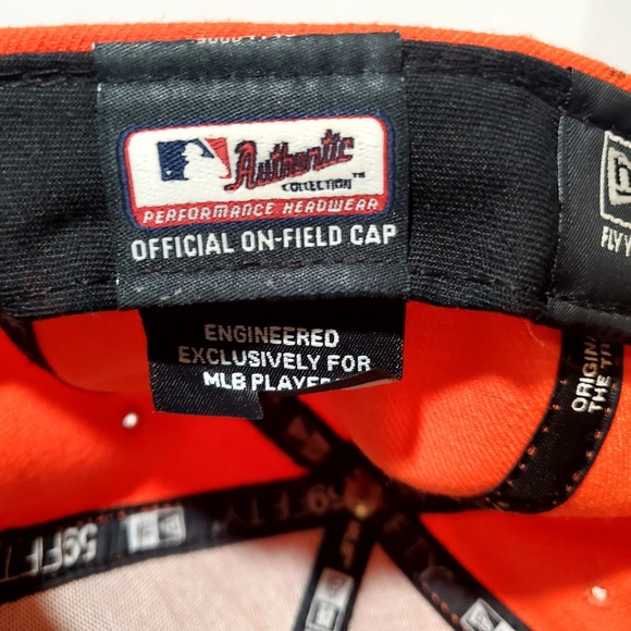 New‎ ERA 59Fifty Miami Marlins Mens Orange Size 7 3/8 Baseball Cap Fitted - Picture 13 of 13